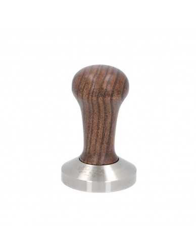 Faema tamper 58mm walnut handle