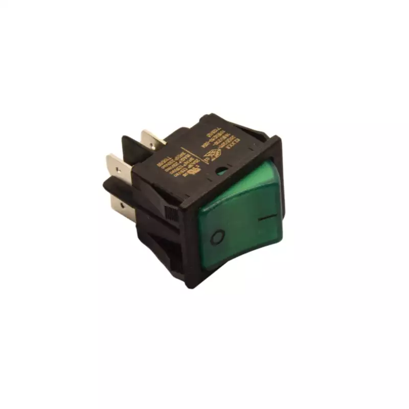 Interruttore Bipolare La Pavoni Giallo Con Spia – 16A 250V – Foro 22x30mm – Ricambio Per Macchine Caffè