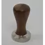 Brooks 50mm tamper with american walnut handle