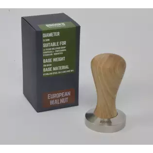 Pavoni millenium tamper 51.5mm European walnut