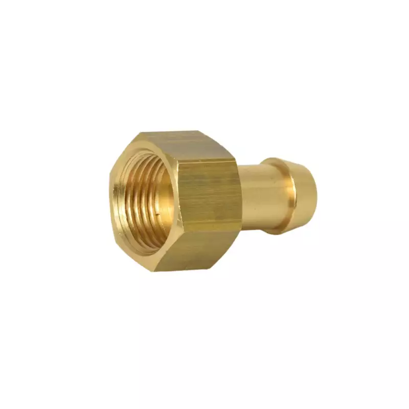 Brass hose barb 1/2" F 14mm