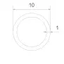 Copper tube 10x1mm