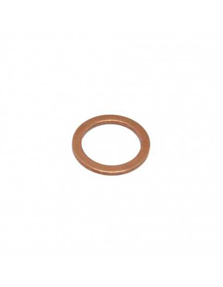 Flat copper gasket 19x13.5x1.5mm 1/4"