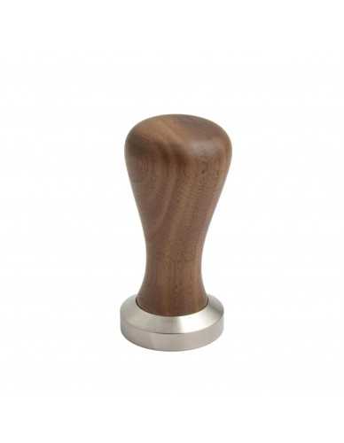 Arrarex Caravel stainless tamper with walnut handle