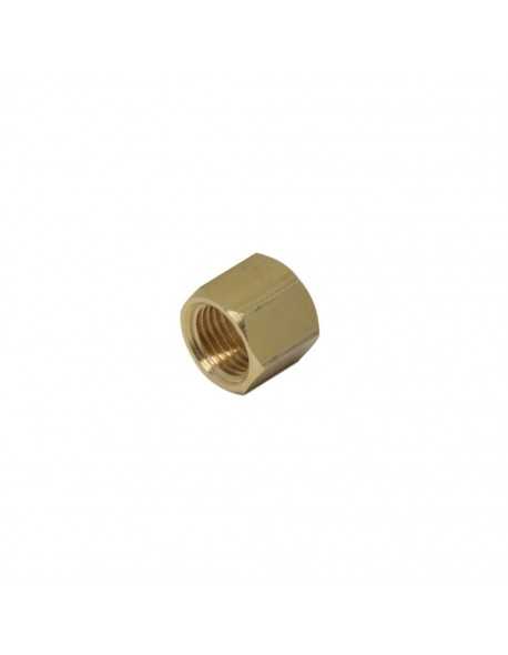 Brass nut 1/4 for 10mm welding cap