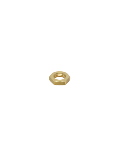 Brass half nut 1/4" 5mm hex 20