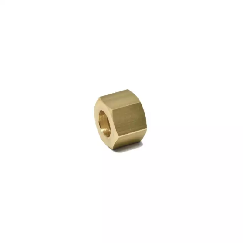 Brass nut 1/2 for 14mm welding cap Brass nut 1/2 for 14mm welding cap