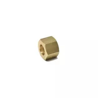 Brass nut 1/2 for 14mm welding cap