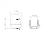 Welding end cap dia 10 nut 1/2"