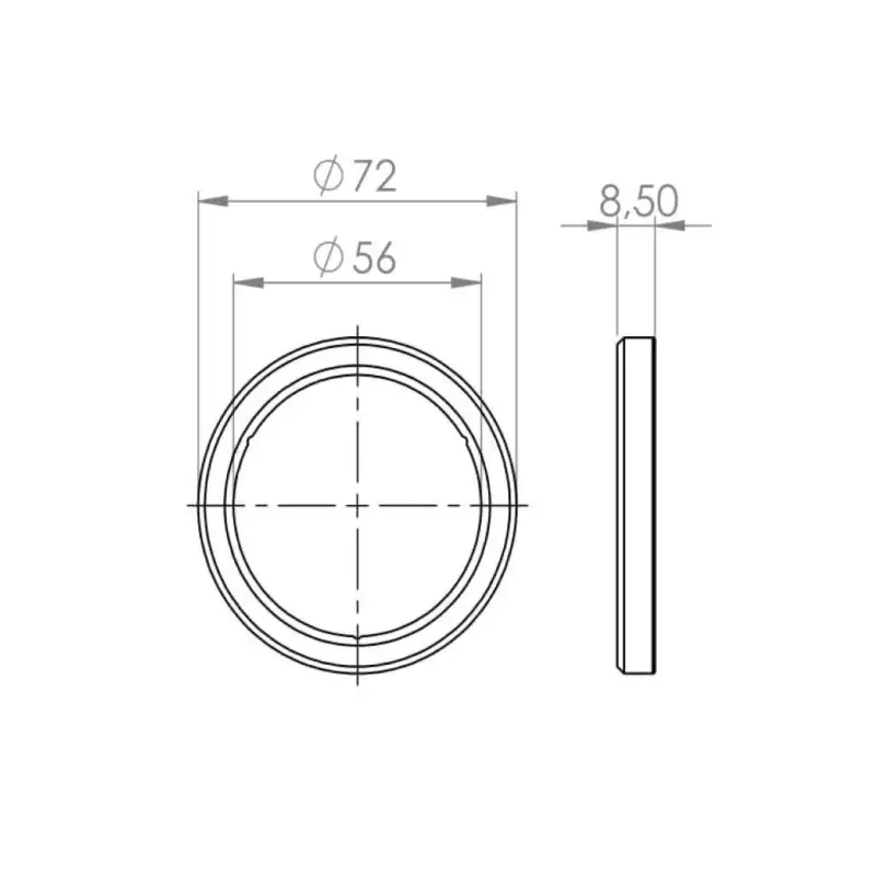 Conti filterholder gasket 72x57x8,5mm