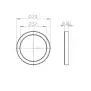 Faema E61 filterholder gasket 8.5 mm